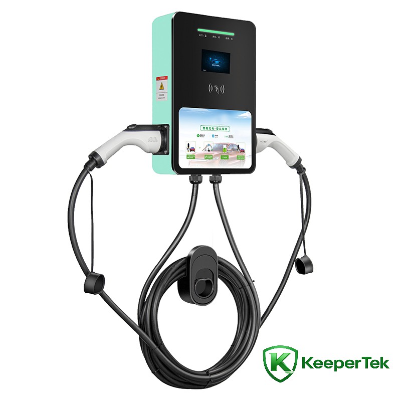 กองชาร์จ AC ปืนเดี่ยวและคู่แบบตั้งพื้น 7KW / 14KW KT-HC06