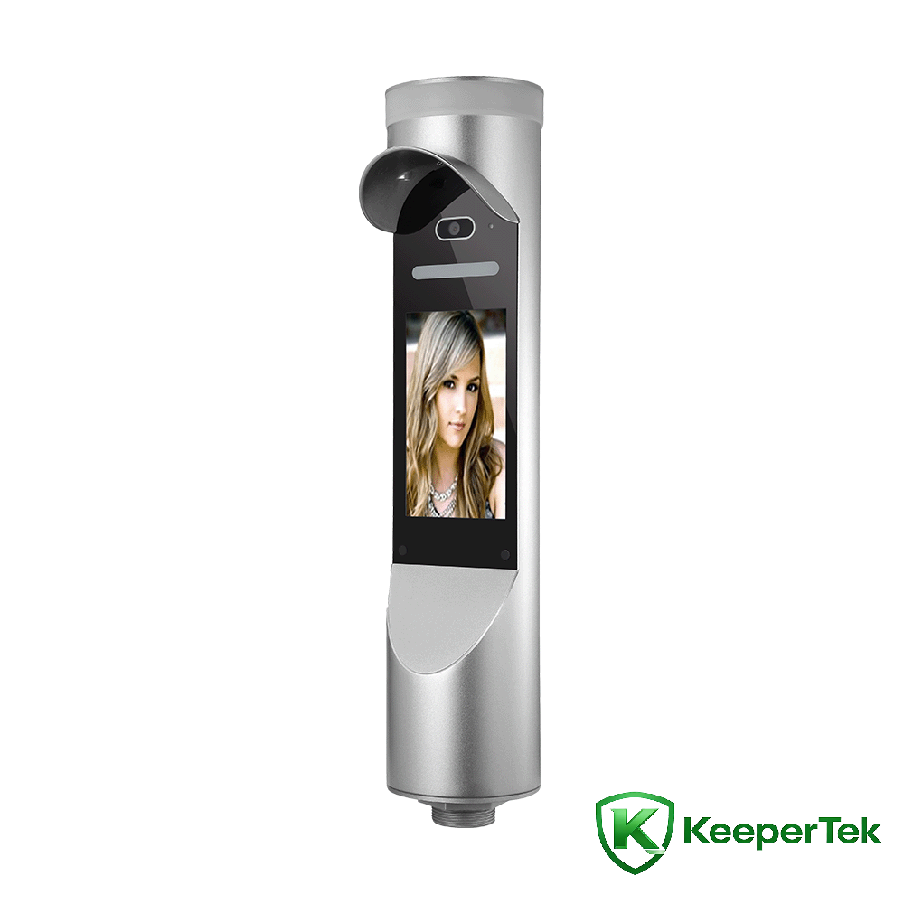 เครื่องออลอินวันจดจำใบหน้าทรงกระบอกขนาด 7 นิ้ว KT-FR014